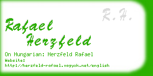 rafael herzfeld business card
